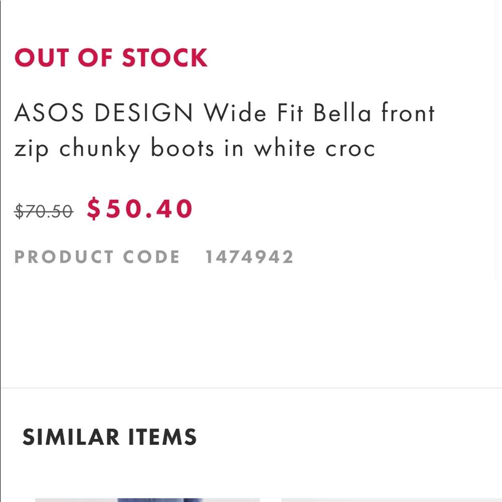 ASOS croc boots - Picture 4 of 4